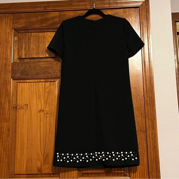 Calvin Klein Black Dress with Elegant Accents - Picture 2 of 3
